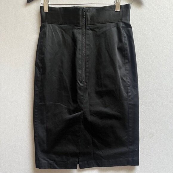 Rock & Republic high waisted classic black pencil skirt Sz 4 - Picture 2 of 9